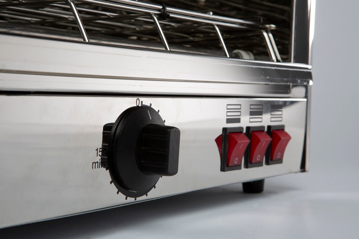 Salamander-Toaster / 2-stufig / Elektro / 3,6 kW / 230 V / Combisteel