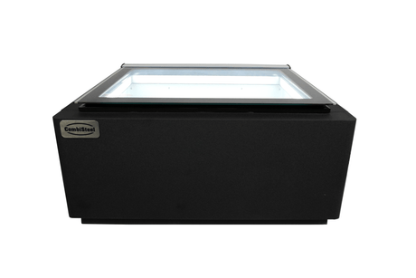 Speiseeisvitrine Tischmodell Selbstbedienung / Schwarz / Combisteel