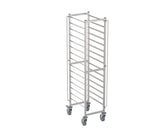 Regalwagen / 2/1 GN / 12 Führungen / 655 × 590 × 1785 mm / Combisteel