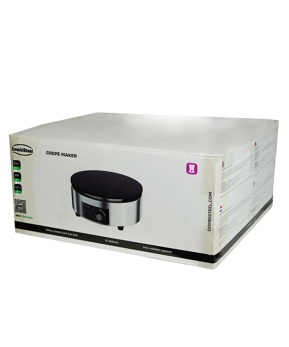 Elektrischer Crêpes-Maker / 1 Platte Ø 400 mm / 3 kW / Combisteel – professioneller Crêpes-Maker für Gastronomie