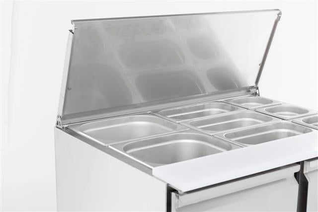 Saladette / 2 Türen / 2,5x 1/1 GN / 230 L netto / Combisteel