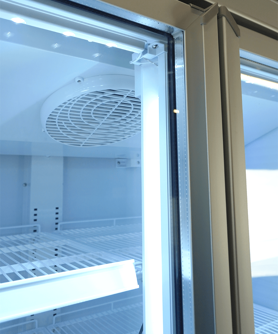 Getränkekühlschrank 2 Glastüren JDE-1000R