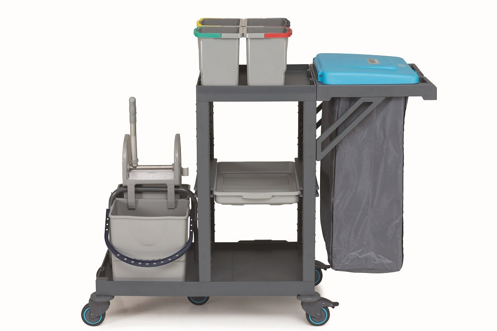 Reinigungswagen / Procart 311 / 1380 × 620 × 1260 mm / Combisteel