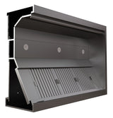 Induktionsabzugshaube / Kastenmodell / 3000 × 1300 × 550 mm / 5 Filter / ohne Motor / Combisteel