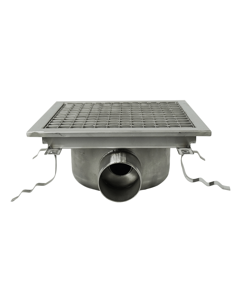 Bodenablauf / 300 × 300 × 131 mm / Combisteel