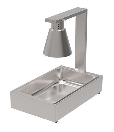 Tisch-Wärmelampe mit GN 1/1 / 1 Lampe / Edelstahl / 0,25 kW / 230 V / Combisteel