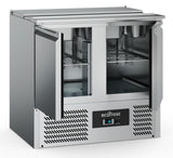 Saladette / 2 Türen / 2,5x 1/1 GN / 240 L / Combisteel
