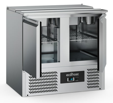 Saladette / 2 Türen / 2,5x 1/1 GN / 240 L / Combisteel