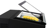Speiseeisvitrine Tischmodell Bedienungsseite / Schwarz / Combisteel