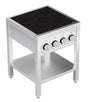 Induktionsherd mit 4 Zonen und offenem Unterbau von Combisteel