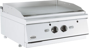 Gas-Grillplatte BASE 700 / Chrom glatt / 800 mm / 13 kW / Combisteel – professionelle Gas-Grillplatte für Gastronomie