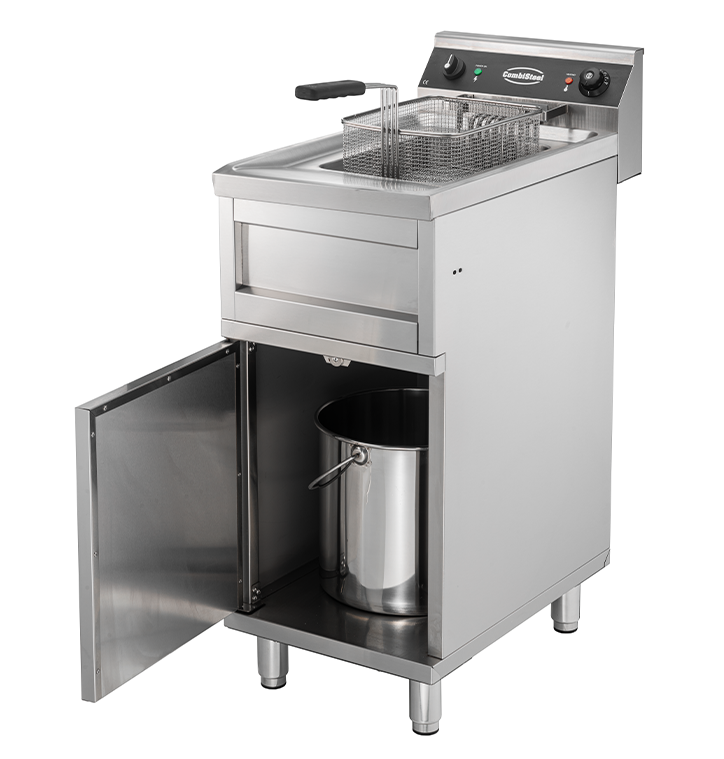 Elektrische Standfritteuse / 1 × 12 L / 6 kW / 400 V / Combisteel