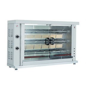 Gas Hähnchengrill / 3 Spieße / 12 kW / Combisteel – Hähnchengrill für Gastronomie und Imbiss