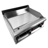 Gas-Grillplatte / Chrom glatt / 650 mm / 6 kW / Combisteel – professionelle Gas-Grillplatte für Gastronomie
