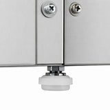 Edelstahl Kühlschrank / Tischmodell / 1 Tür / 130 L / Combisteel