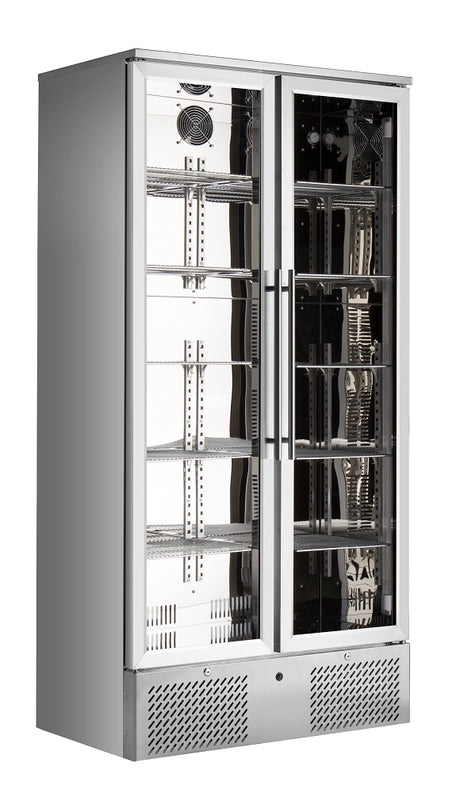 Barkühler / 2 Türen / 458 L / Edelstahl / 900 × 515 × 1820 mm / Combisteel