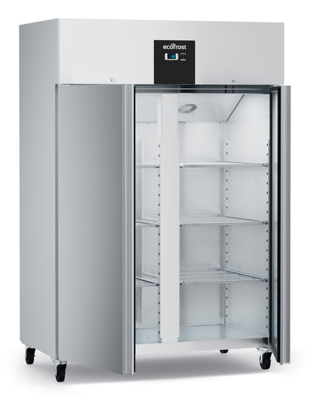 Edelstahl-Tiefkühlschrank RFS 1200 L mit Lüfter / Combisteel