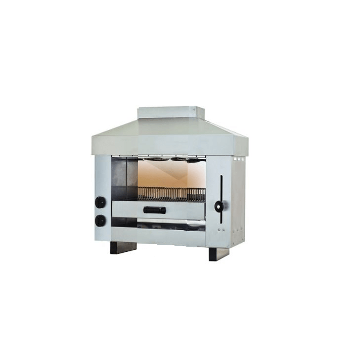 Salamander / Gas / 2 Heizzonen / 3,9 kW / Combisteel