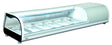 Sushi-Kühlvitrine / 6× 1/3 GN / 0 bis 12 °C / gebogen / Combisteel