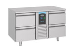 Kühltisch / 700 Serie / Energy Line / Monoblock / 4 Schubladen / 281 L / Combisteel