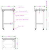 Polyethylen-Hackblock 80 mm Stärke von Combisteel – Detailansicht