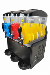 Slush-Maschine / 3 × 12 L / Schwarz / 690 × 570 × 945 mm / Combisteel