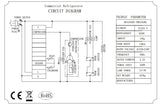 Edelstahl Kühlschrank / RFS / 2 Türen / 1200 L / Combisteel