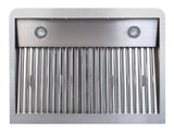 Wandhaube / mit Motor / 900 × 560 × 250 mm / Combisteel