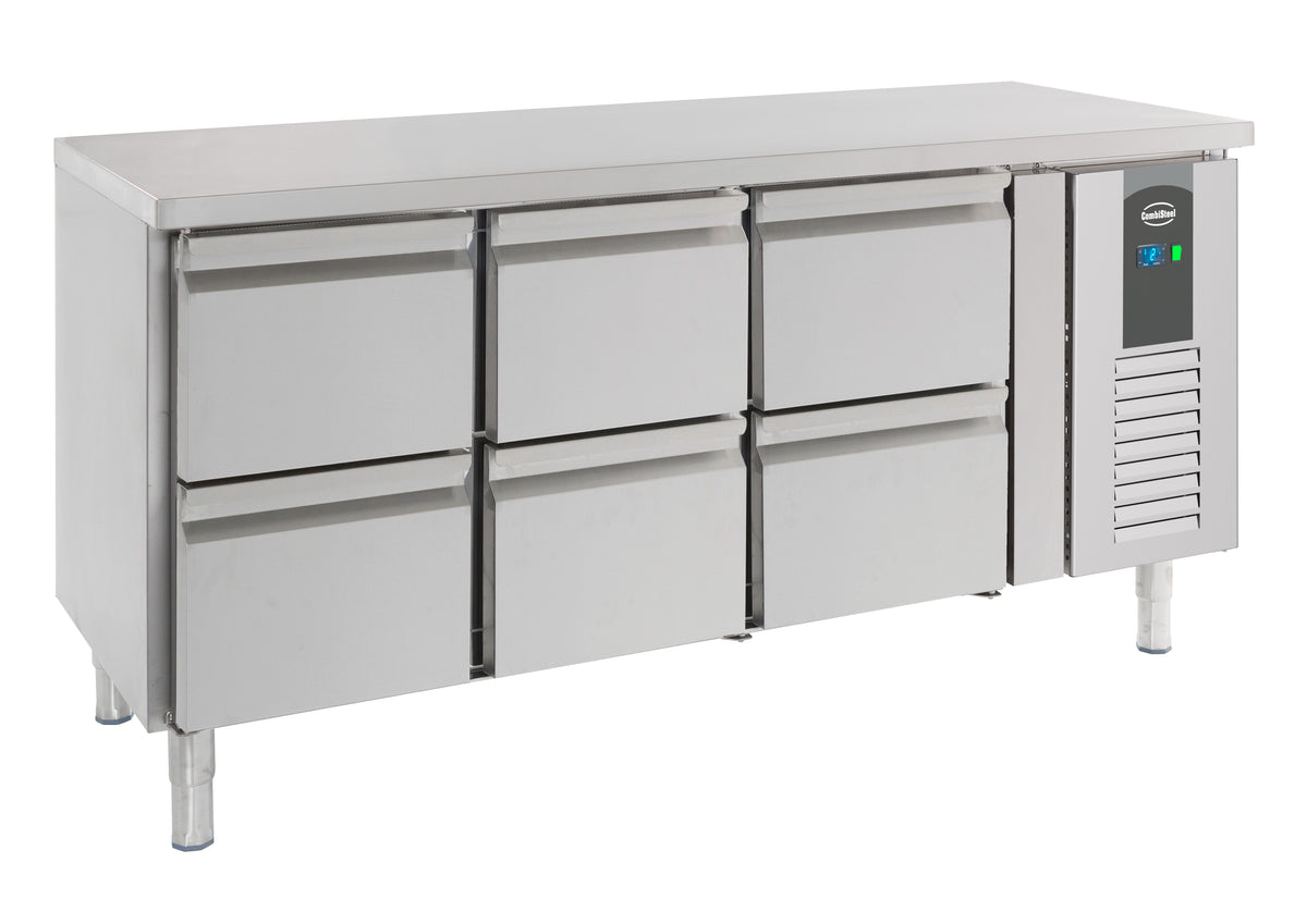 Kühltisch / 700 Serie / 6 Schubladen / 417 L / Combisteel