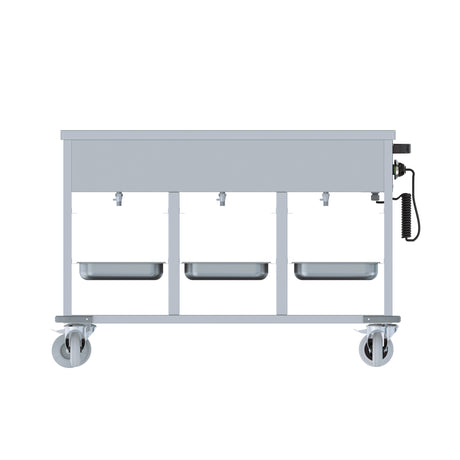 Bain-Marie Wagen 3 × 1/1 GN 3 kW von Combisteel – Produktansicht 4