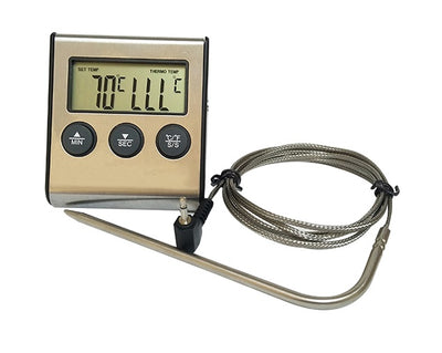 Digitales Thermometer mit Timer / -50 bis +300 °C / Combisteel
