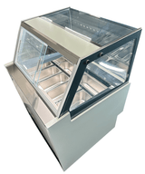 Speiseeisvitrine / Komodo / 6 × 5 L / Weiß / 910 × 880 × 1300 mm / Combisteel