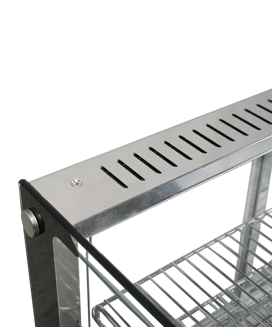 Wärmevitrine 174 L +30 bis +90 °C – Detailansicht 10