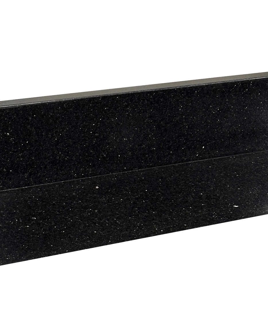 Pizzatisch / schwarze Granit-Arbeitsplatte / 2 Türen / 390 L / Combisteel
