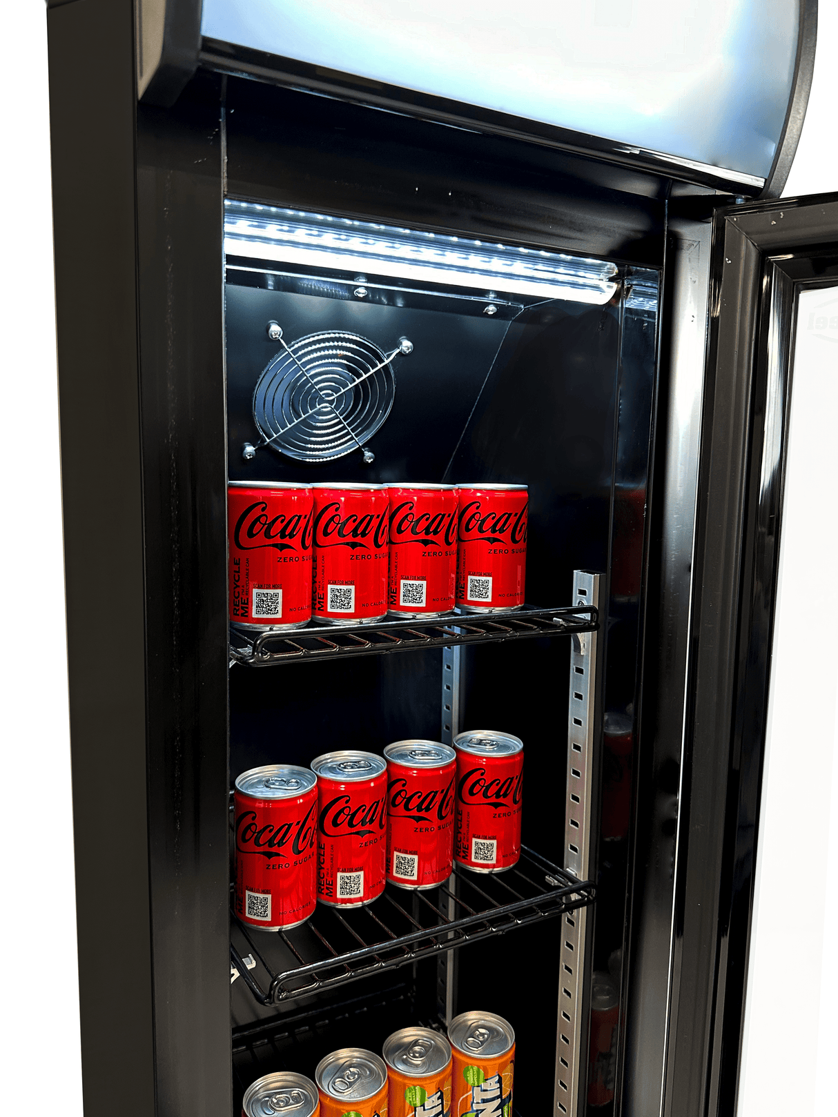 Slim Getränkekühlschrank 1 Glastür 105L