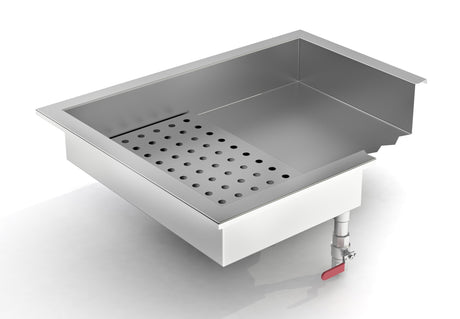 Crushed-Ice-Einbaubehälter / 4/1 GN / 1362 × 590 × 170 mm / Combisteel