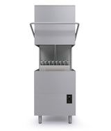 Haubenspülmaschine / 400 V / Korb 500 × 500 mm / mit Abwasserpumpe / mit Spülmitteldosierer / Combisteel