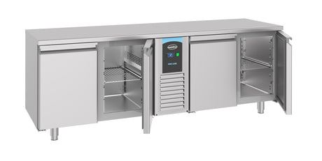 Kühltisch / 700 Serie / Energy Line / Monoblock / 4 Türen / 632 L / Combisteel