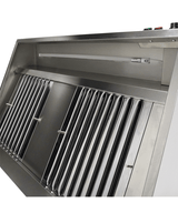 Wandhaube / mit Motor / 1200 × 900 × 450 mm / Combisteel
