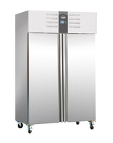 Gewerbetiefkühlschrank Edelstahl + Aluminium 1200 L statisch