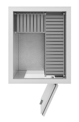 Kühl- und Tiefkühlzelle / 1360 × 1660 × 2200 mm / 3,4 m³ / Isolierung 100 mm / Combisteel