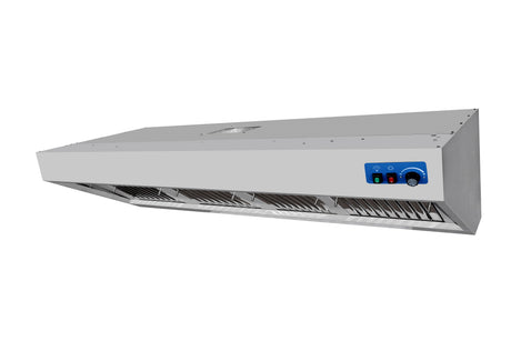 Wandhaube / mit Motor / 2400 × 900 × 450 mm / Combisteel