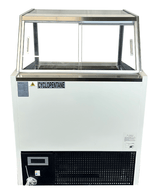 Speiseeisvitrine / Komodo / 6 × 5 L / Weiß / 910 × 880 × 1300 mm / Combisteel