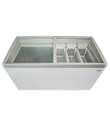 Eistruhe 456 L mit Glasschiebedeckel / Lotte / Combisteel