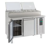 Saladette / 2 Türen / 6x 1/3 GN / Combisteel
