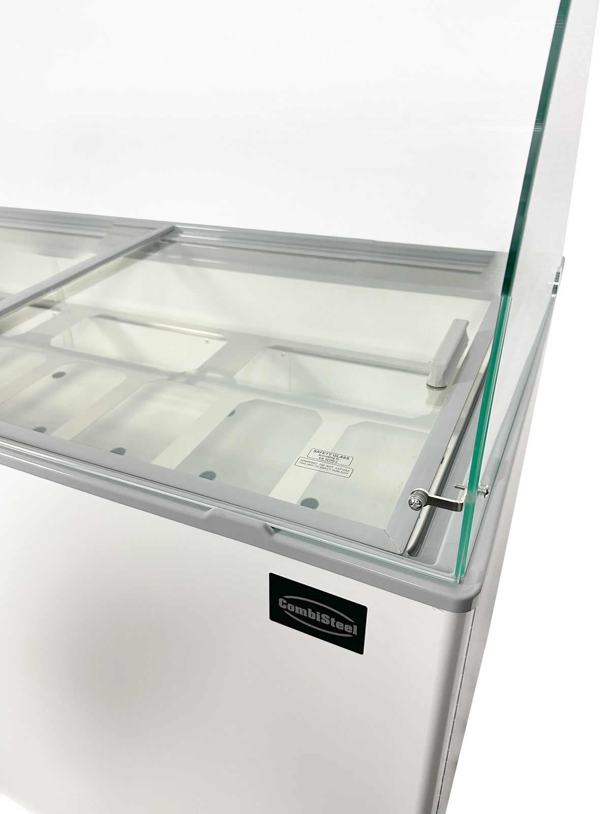 Speiseeisvitrine Java 8 x 5 L / Weiß / Combisteel
