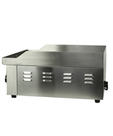 Elektrische Grillplatte / Gerillt / 360 mm / 2 kW / 230 V / Combisteel – elektrische Grillplatte für Gastronomie