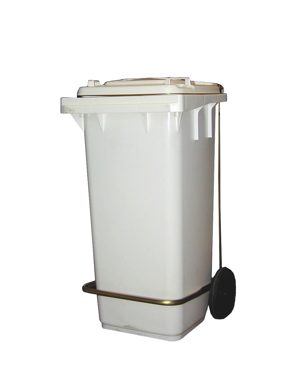 Pedalabfallbehälter / 120 L / Weiß / 480 × 550 × 920 mm / Combisteel
