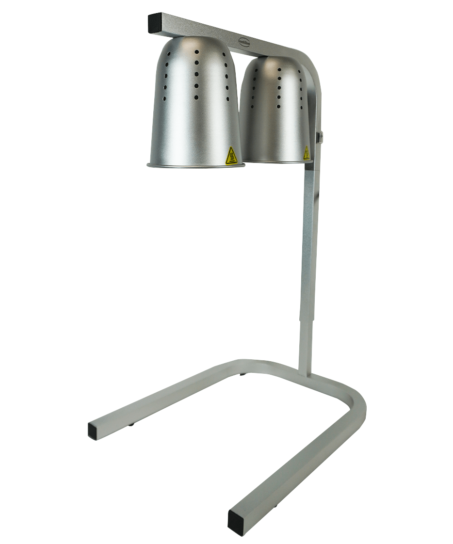 Tisch-Wärmelampe / 2 Lampen / Silber / 0,5 kW / 230 V / Combisteel