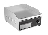 Elektrische Grillplatte / Glatt / 360 mm / 2 kW / 230 V / Combisteel – elektrische Grillplatte für Gastronomie